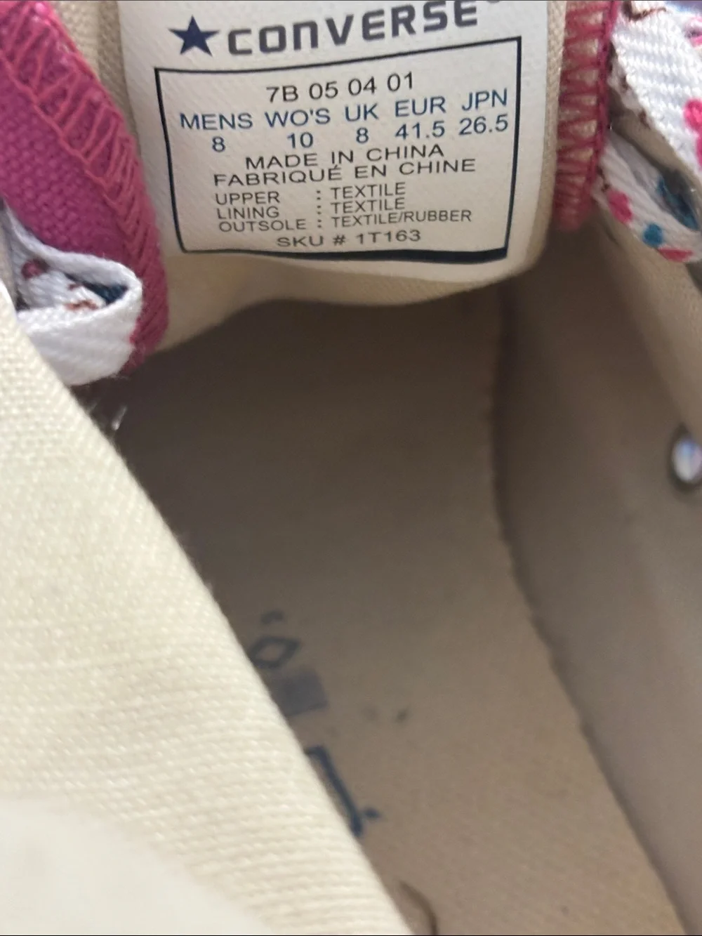 Converse Y2k High Top Magenta Hello Kitty Lases Casual Skater Sneakers Size 10 - Picture 9 of 9